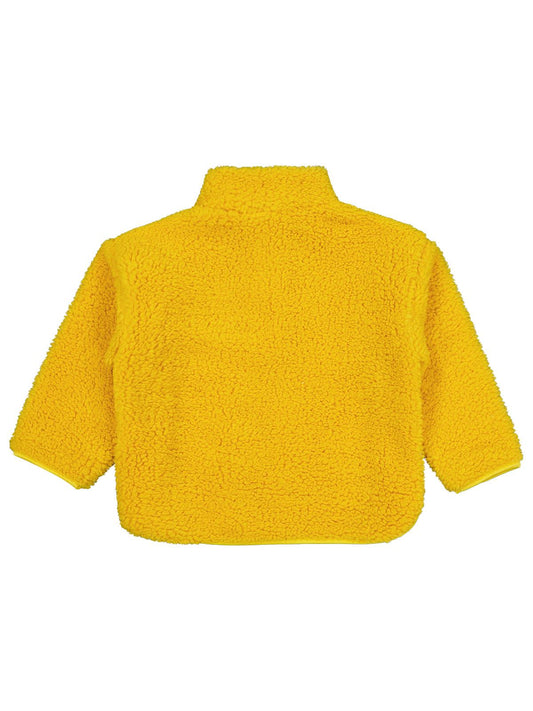 Civil Boys Erkek Çocuk Biyeli Yarım Fermuarlı Sweatshirt | Velsoft | Okul Kreş ve Günlük Kullanım - Hardal