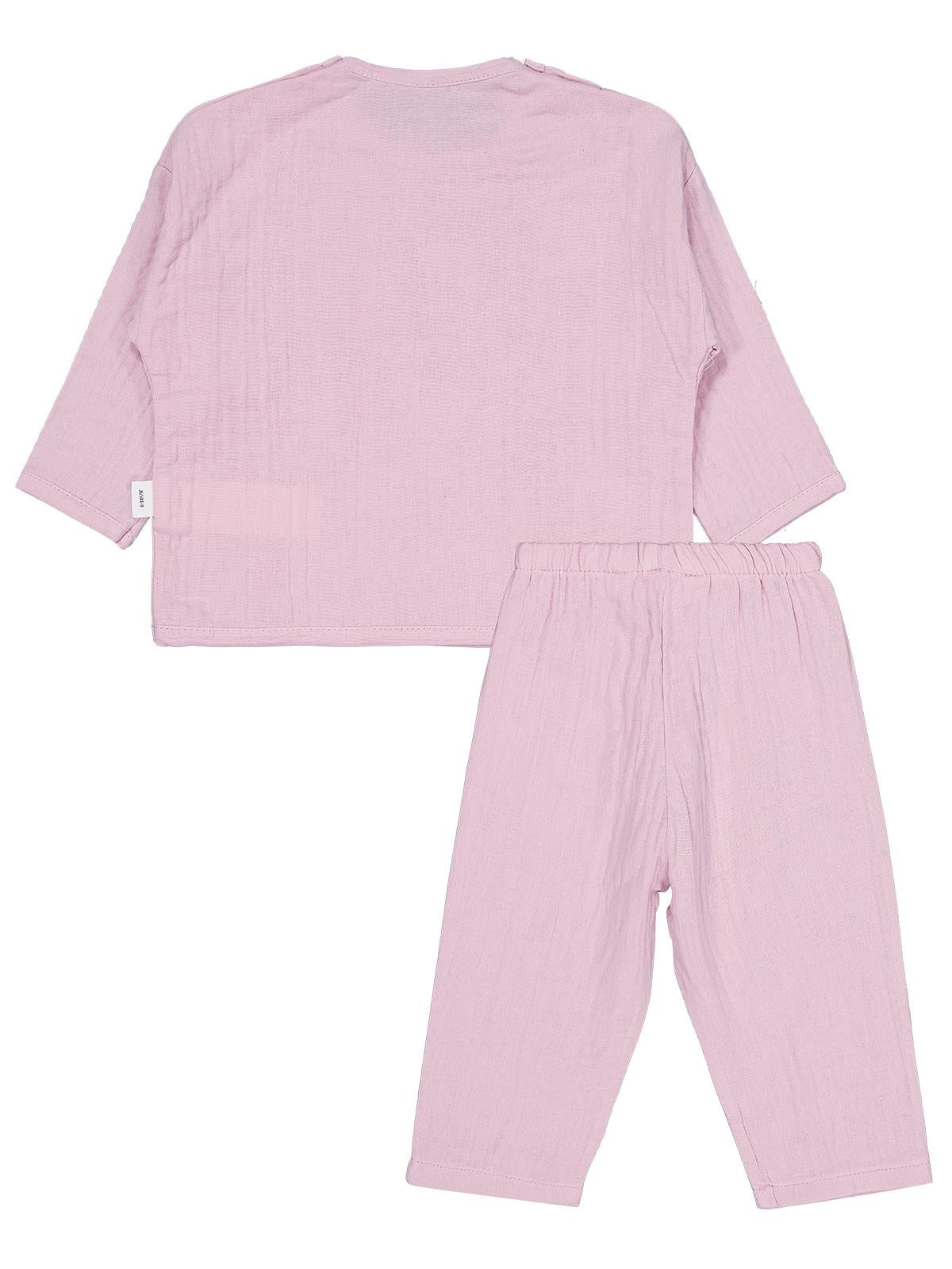 Civil Baby Ayıcık Baskılı 6-18 Ay Takımı - Pembe