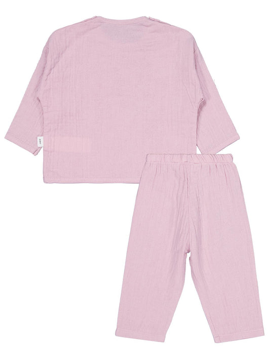 Civil Baby Ayıcık Baskılı 6-18 Ay Takımı - Pembe