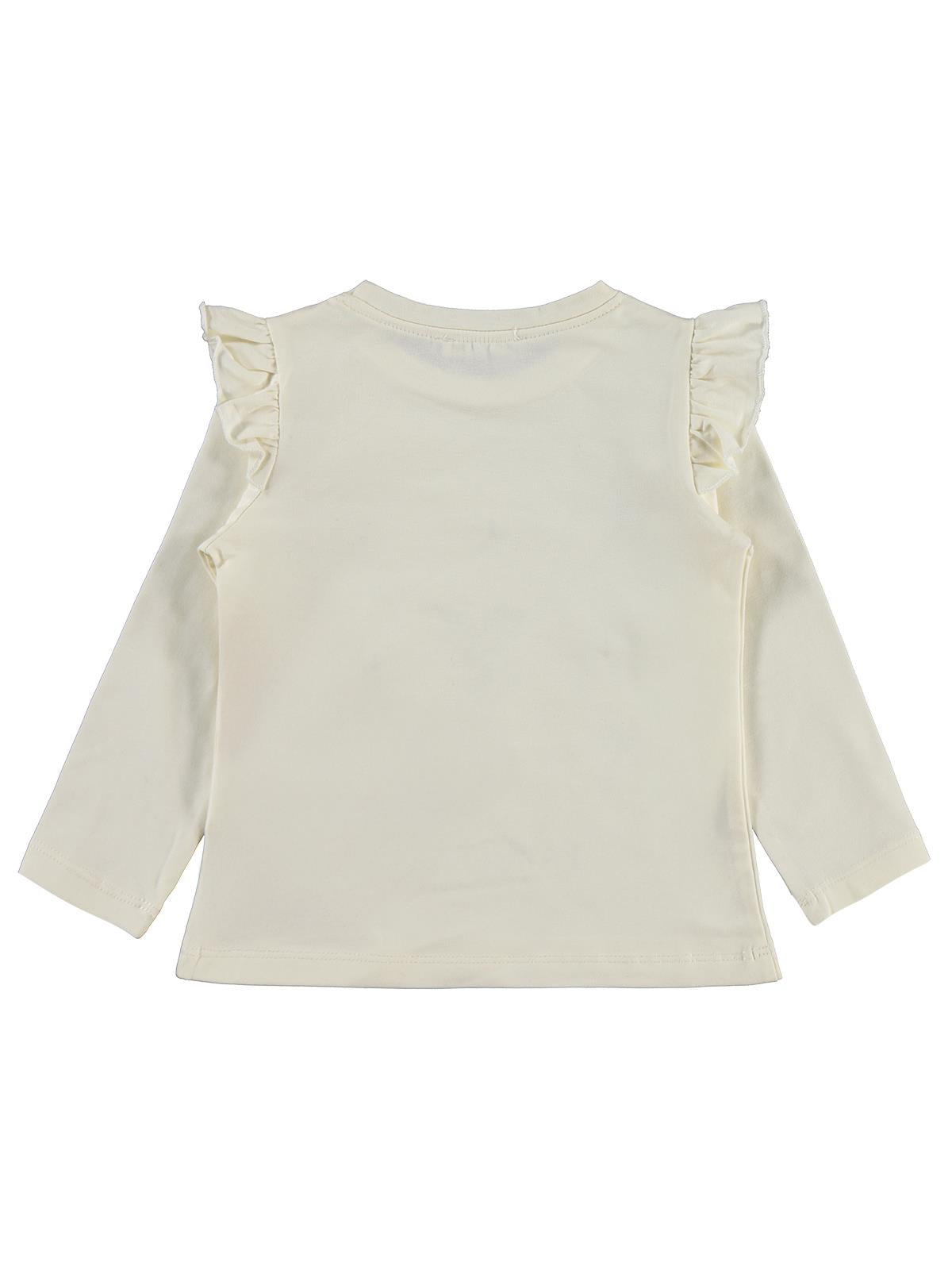 Civil Girls FABULOUS BASKILI 2-5 Yaş Sweatshirt - Ekru