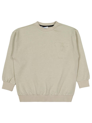 Civil Boys Lets Play Konsol Baskılı 6-9 Yaş Sweatshirt - Bej