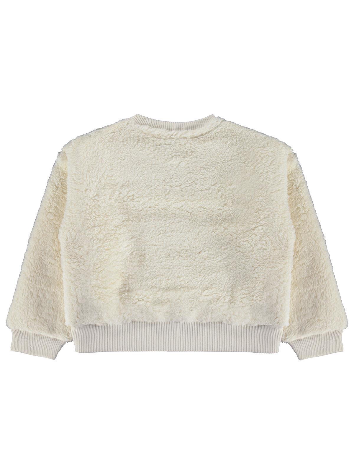 Civil Girls Love Nakışlı 2-5 Yaş Sweatshirt - Ekru