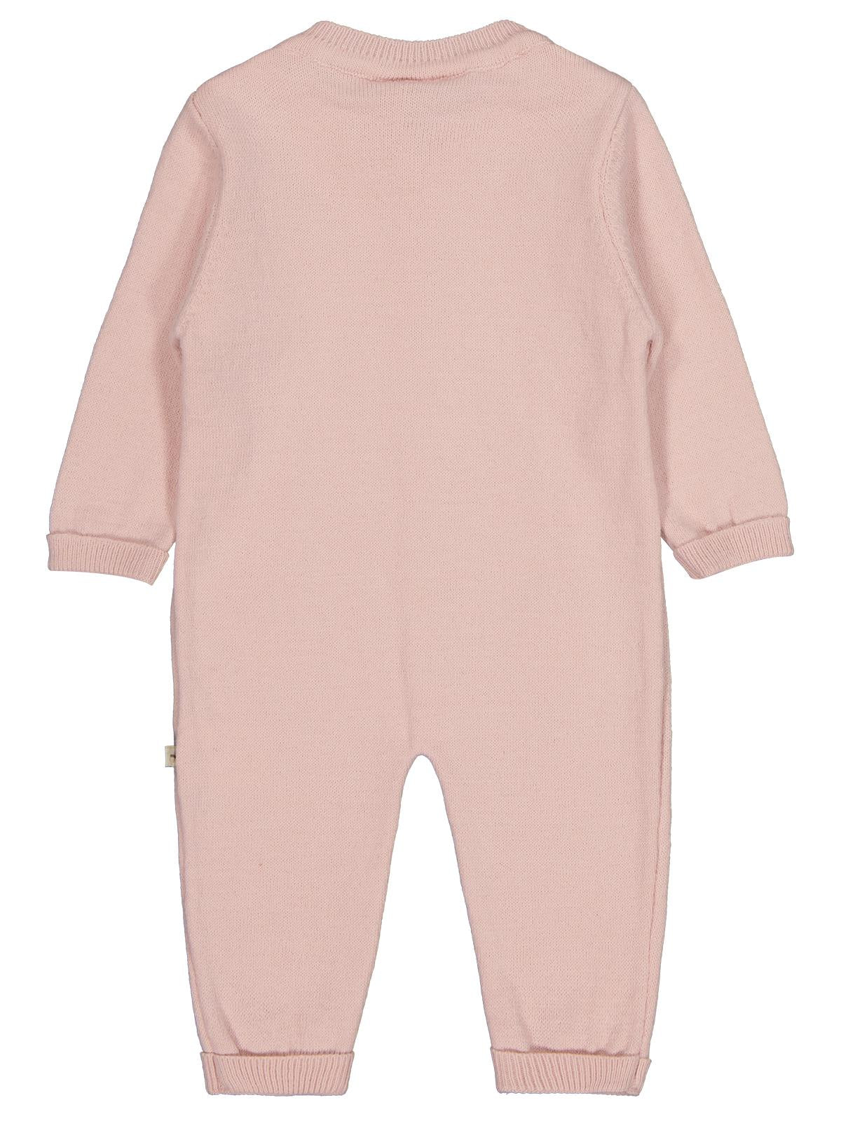 Beybek Düğmeli 3-12 Ay Tulum - Pembe
