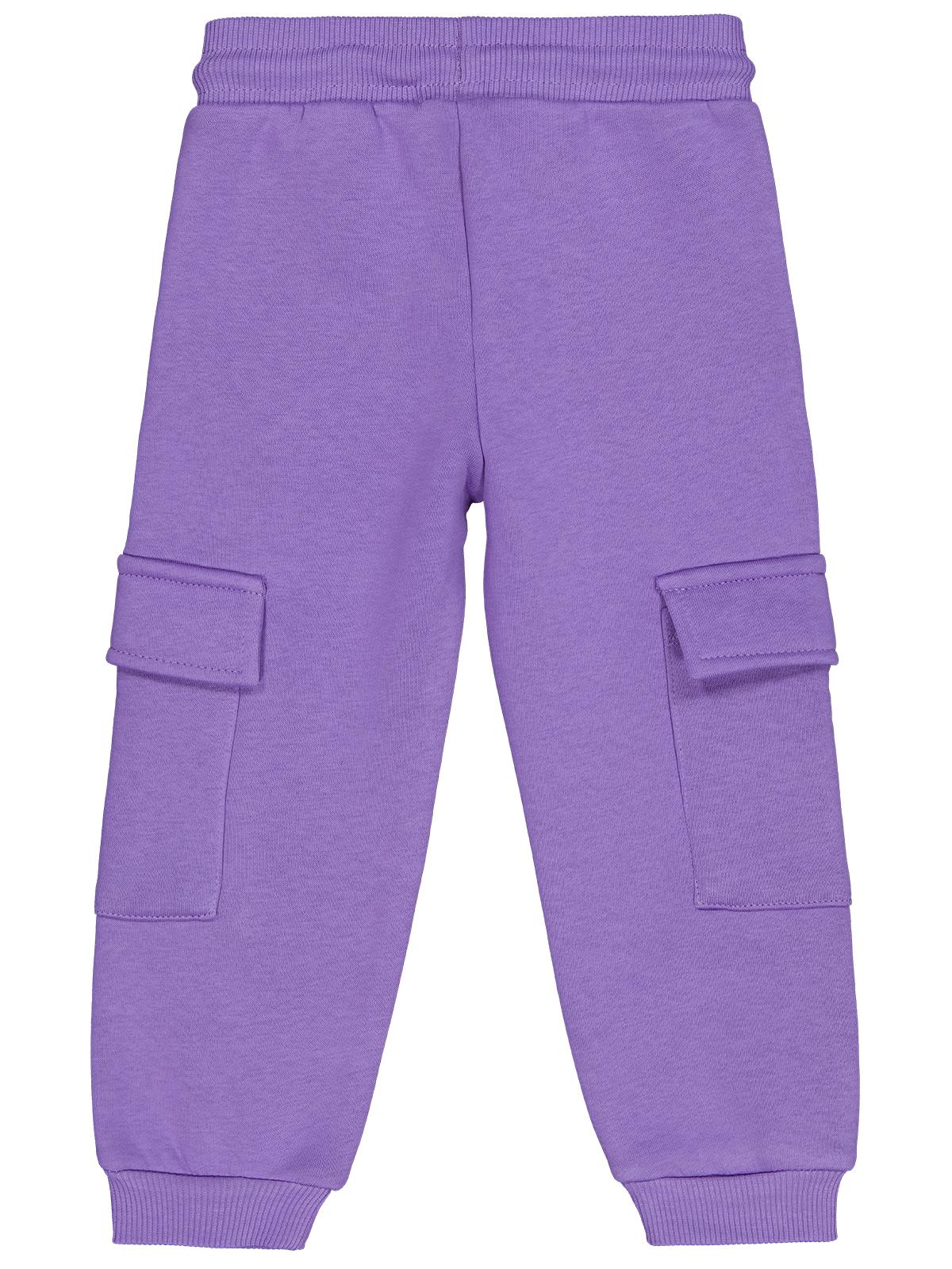 Civil Girls Kargo Cepli 2-5 Yaş Eşofman Altı - Lila