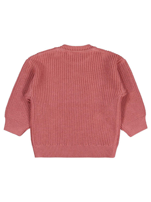 Civil Baby Cutie İşlemeli 6-18 Ay Kazak - Turuncu