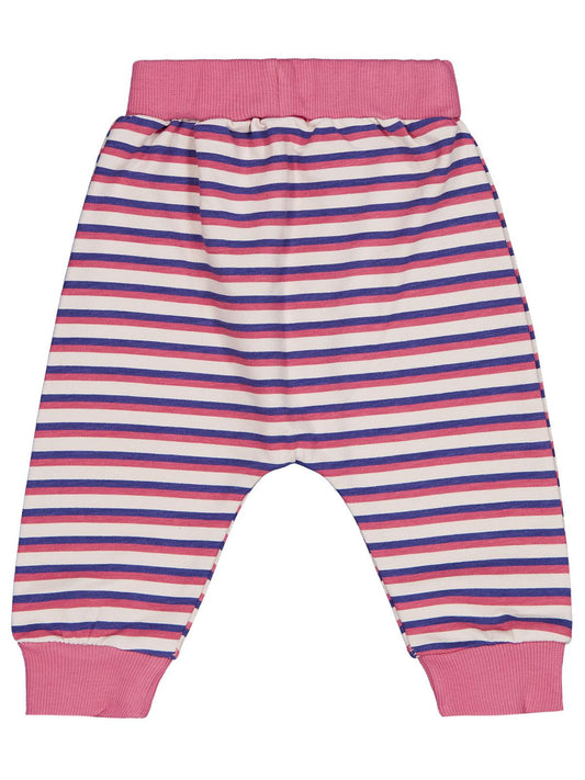 Civil Baby Çizgi Empirme C Baskılı 6-18 Ay Tek Alt Bebe - Pembe