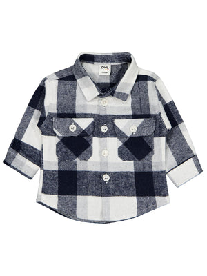 Civil Baby Oduncu 6-18 Ay Gömlek - Lacivert