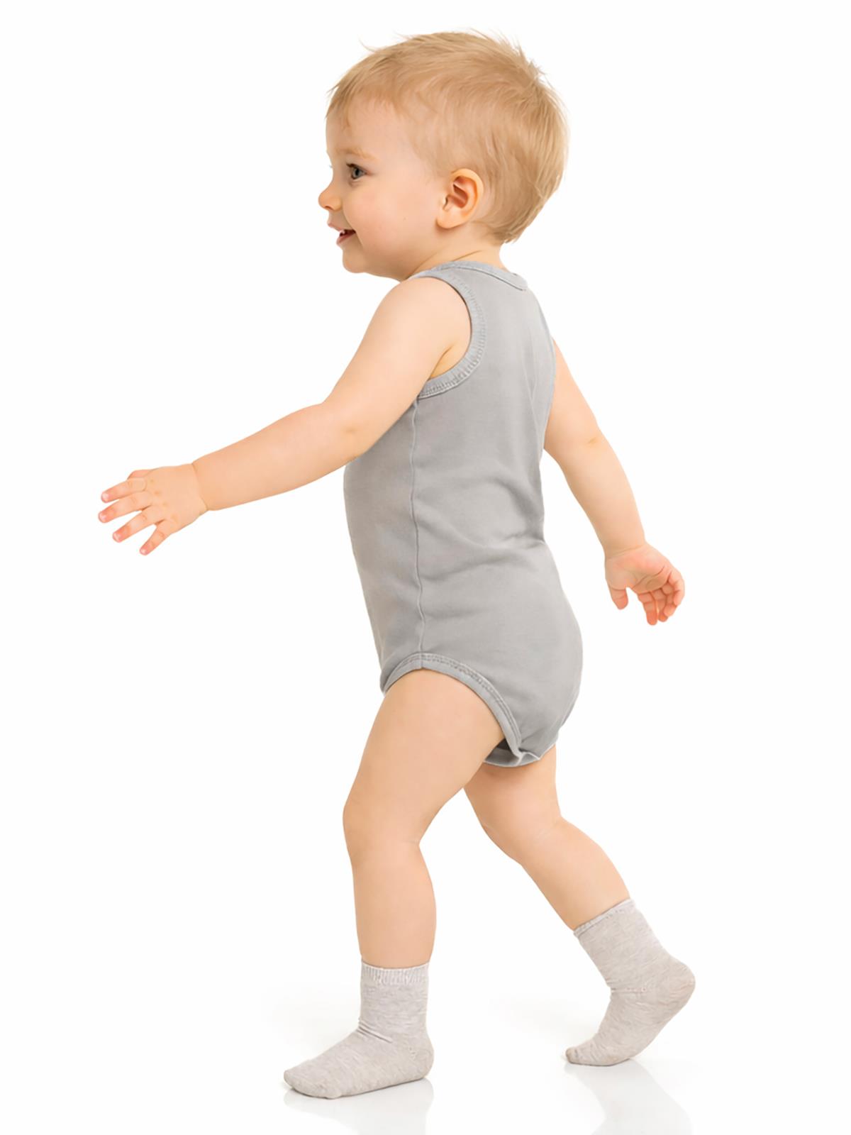 Civil Baby 5 li Basıc Sıfır Kol 0-36 Ay Çıtçıtlı Badi - Kırmızı