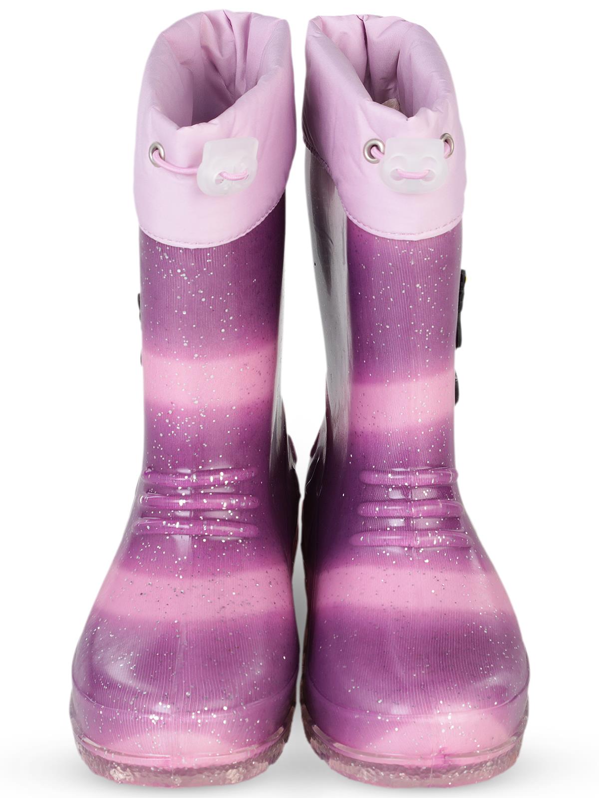 Civil Boots Simli Unicorn 30-36 Numara Yağmur Çizmesi - Lila
