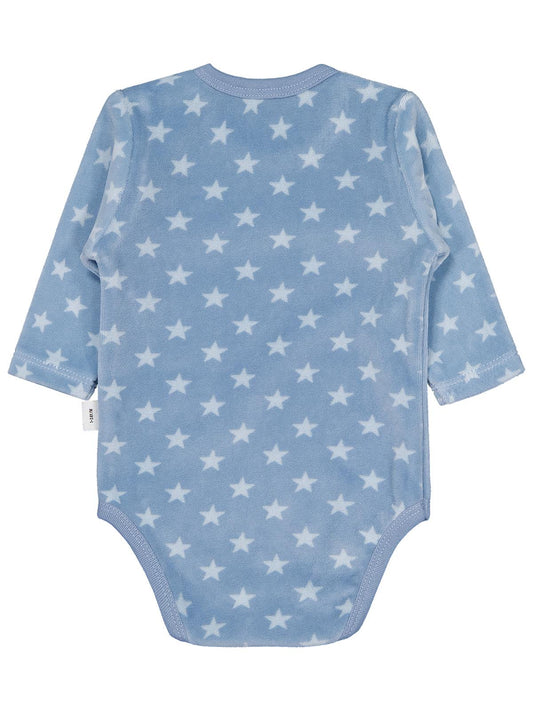Civil Baby Yıldız Empirme 1-18 Ay Çıtçıtlı Badi - Mavi