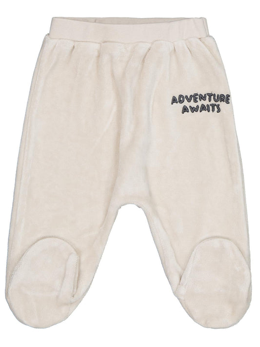 Civil Baby Adventure Awaıts Nakışlı 1-9 Ay Tek Alt Bebe - Bej
