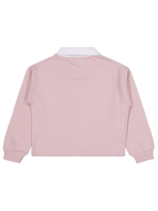 Harry Potter Sweatshirt | 3 İp Şardonsuz Uzun Kol Bisiklet Yaka | Okul Kreş ve Günlük Kullanım - Pembe