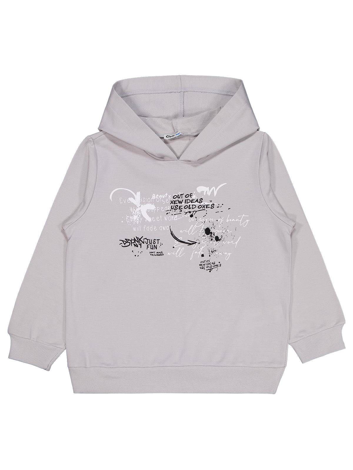 Civil Boys Rules Baskılı 2'li Set 6-9 Yaş Sweatshirt