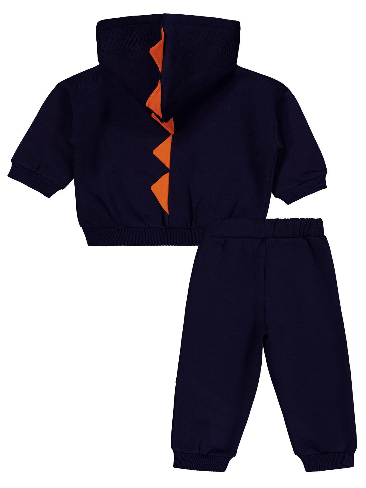 Civil Baby Dinozor Baskılı 6-18 Ay Takım - Lacivert