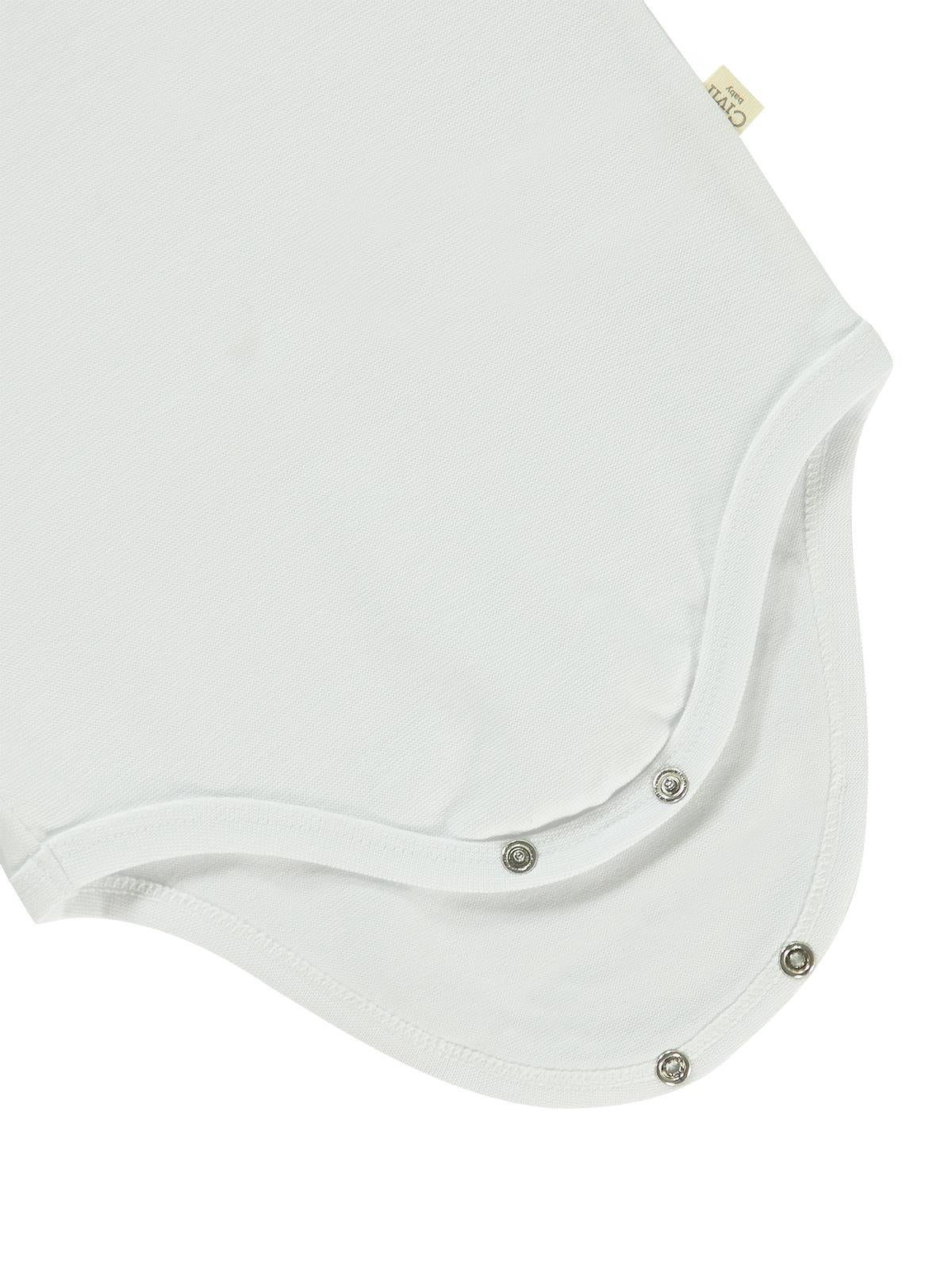 Civil Baby 5 li Organik Sıfır Kol 0-36 Ay Çıtçıtlı Badi - Bej