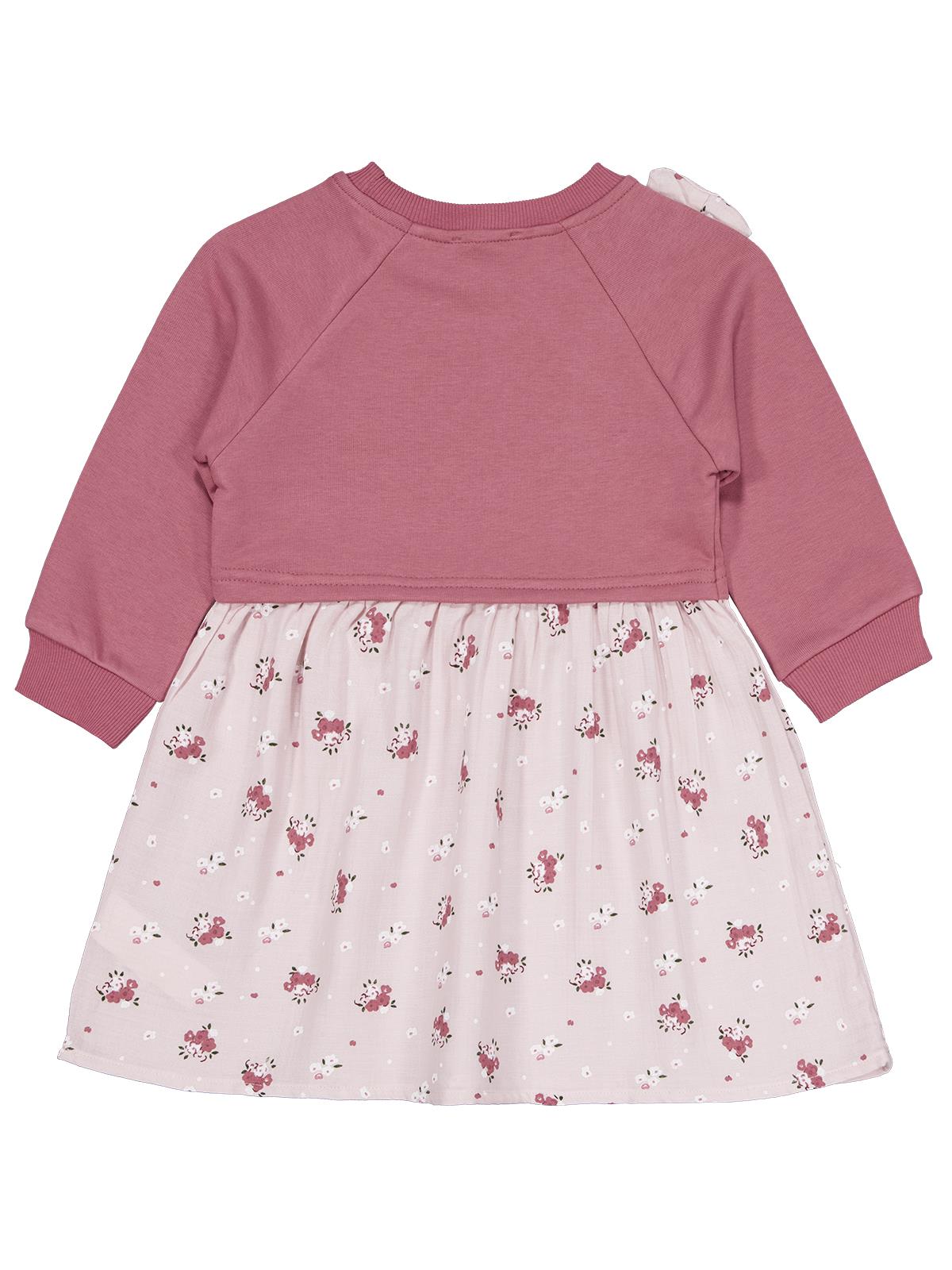 Civil Girls Çiçek Desenli 2-5 Yaş Elbise - Pembe