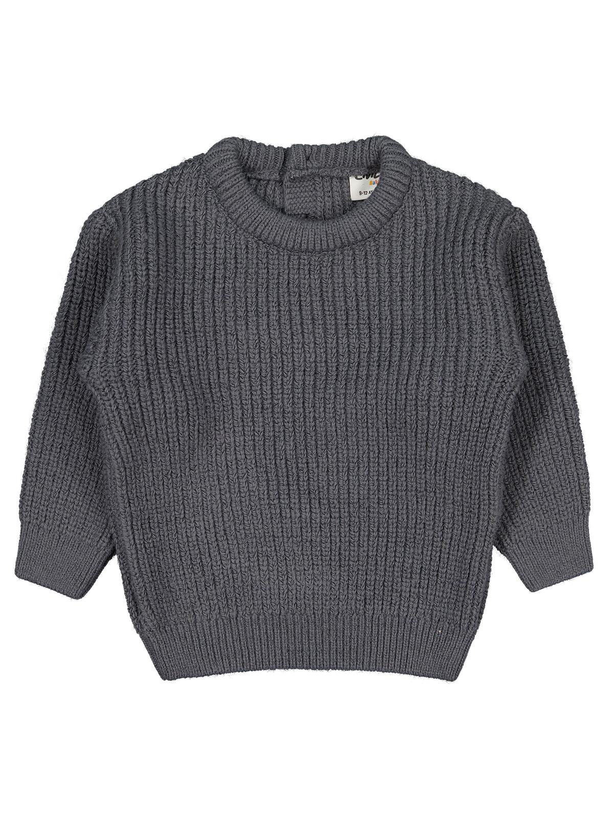 Civil Baby Basic Triko 6-18 Ay Kazak - Gri