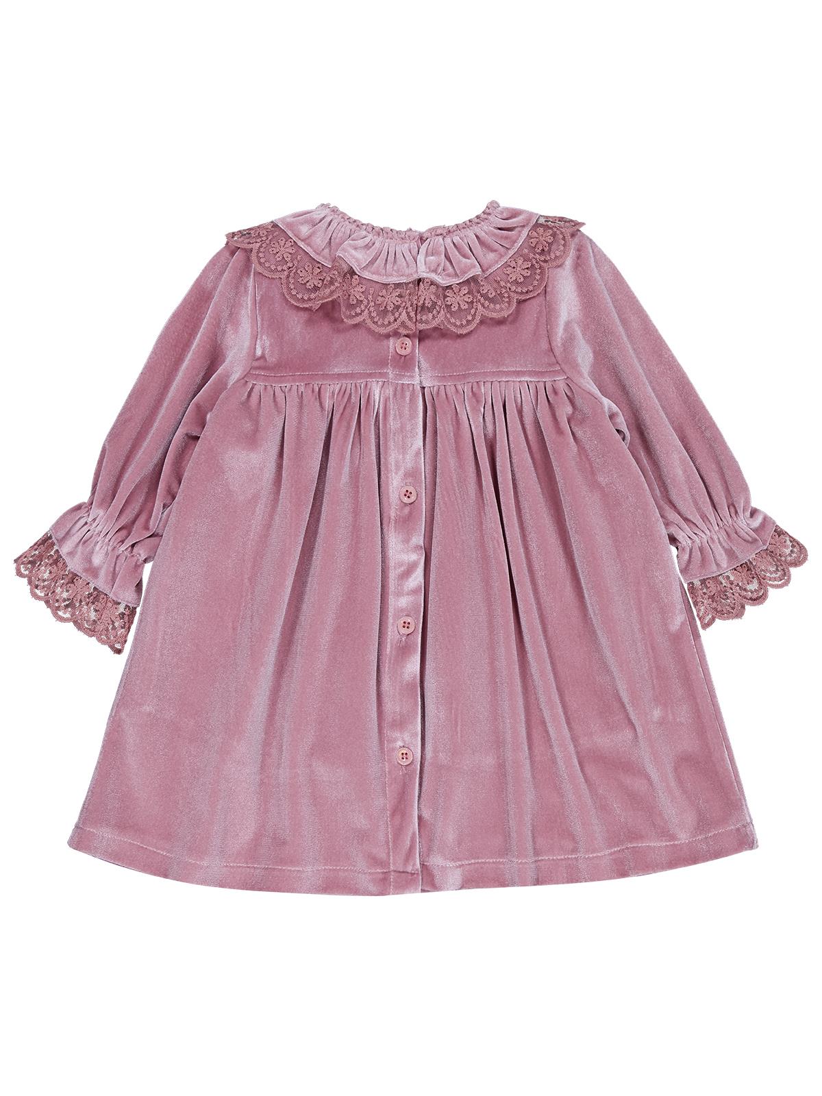 Civil Baby Yakası Fırfırlı 6-18 Ay Elbise - Pembe