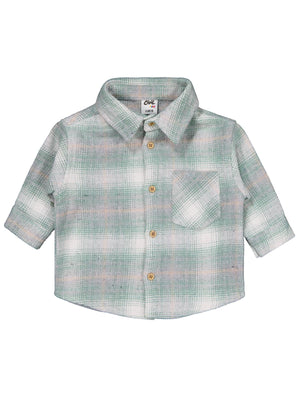 Civil Baby Oduncu 6-18 Ay Gömlek - Bej