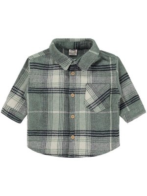 Civil Baby Oduncu 6-18 Ay Gömlek - Yeşil