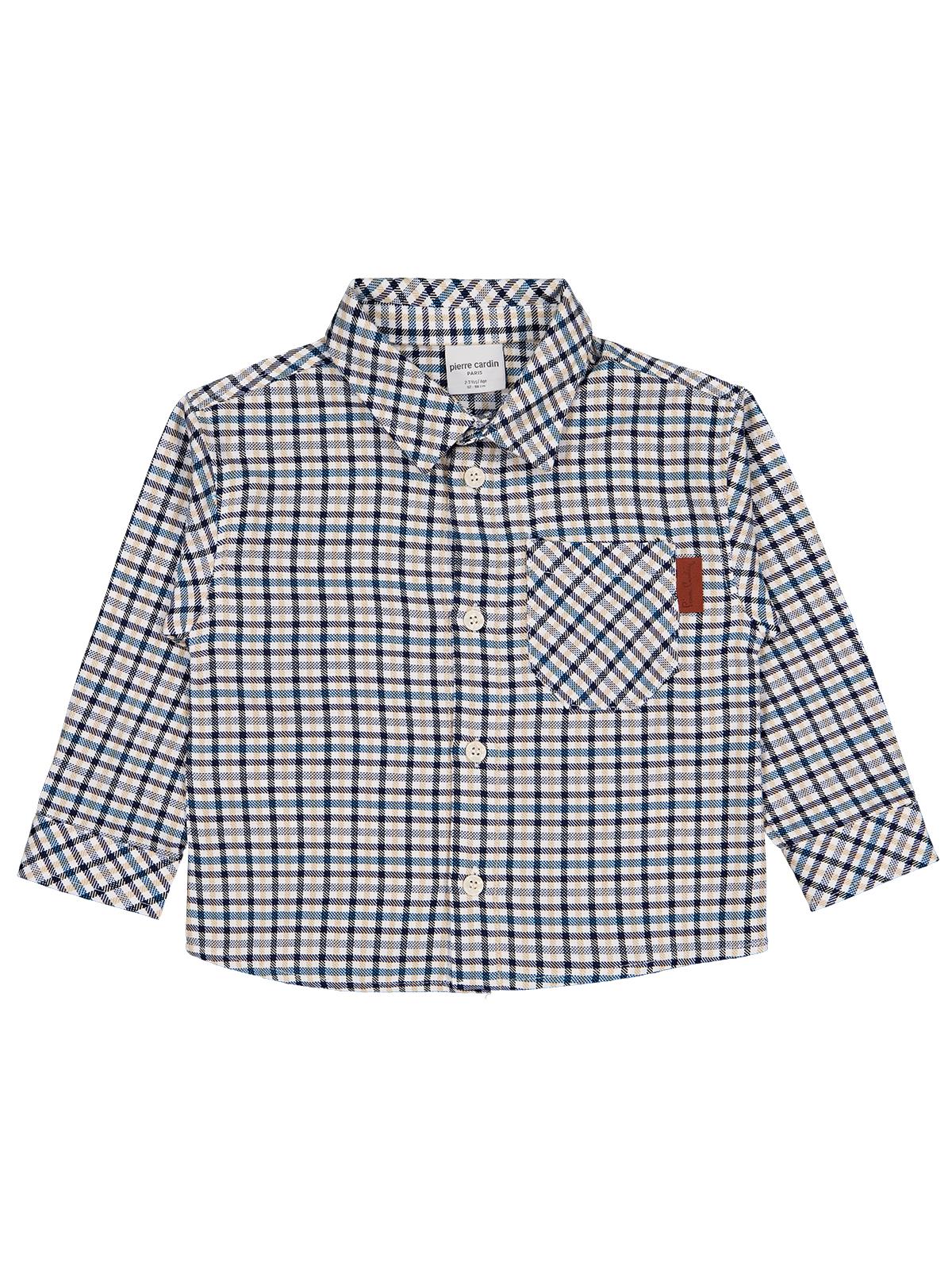 Pierre Cardin Ekoseli 2-5 Yaş Gömlek - Lacivert