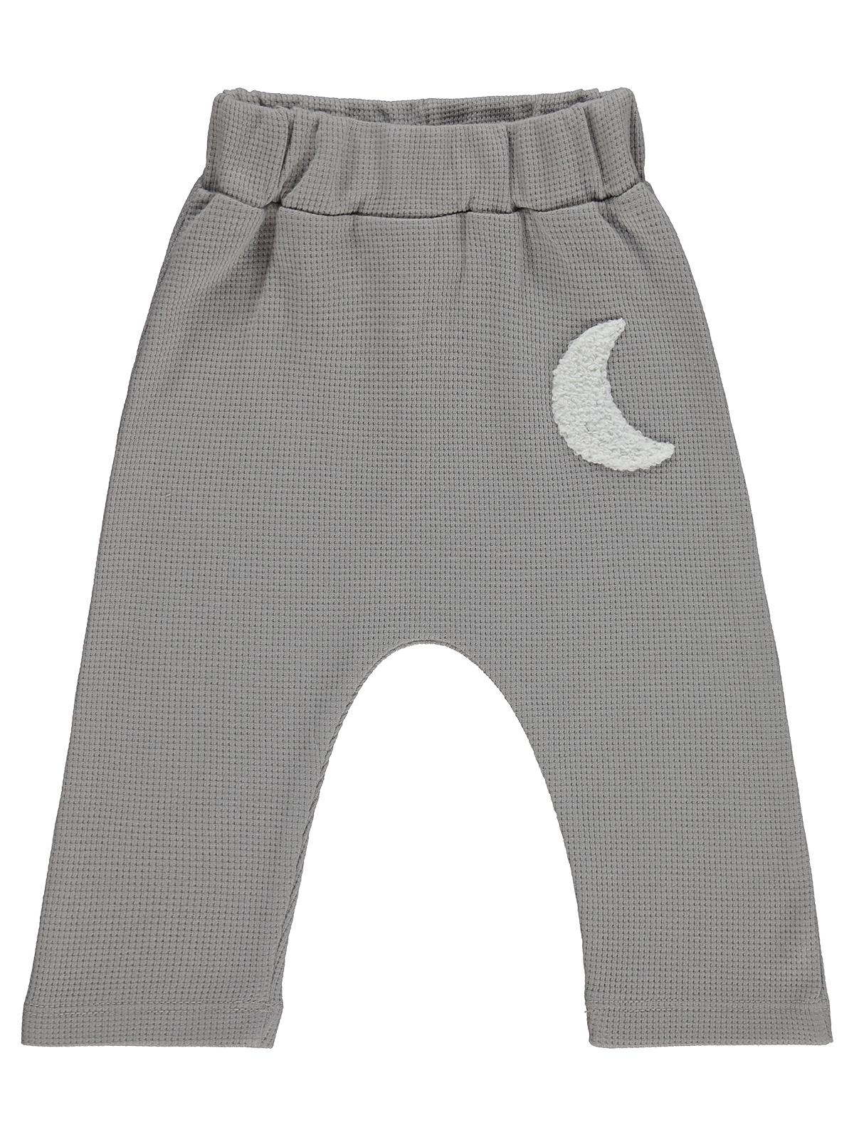 Civil Baby Hilal Baskılı 6-18 Ay Tek Alt Bebe - Gri