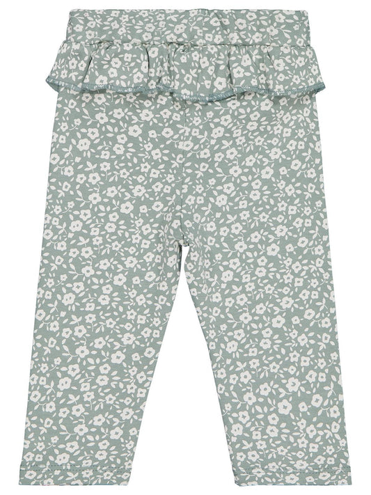 Civil Baby Çiçek Empirme 6-18 Ay Tek Alt Bebe - Yeşil