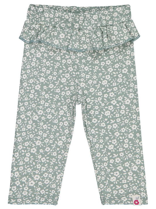 Civil Baby Çiçek Empirme 6-18 Ay Tek Alt Bebe - Yeşil