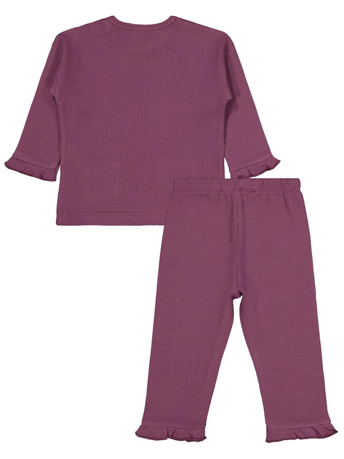 Civil Baby Cep Çiçek Baskılı 6-18 Ay Takım - Pembe