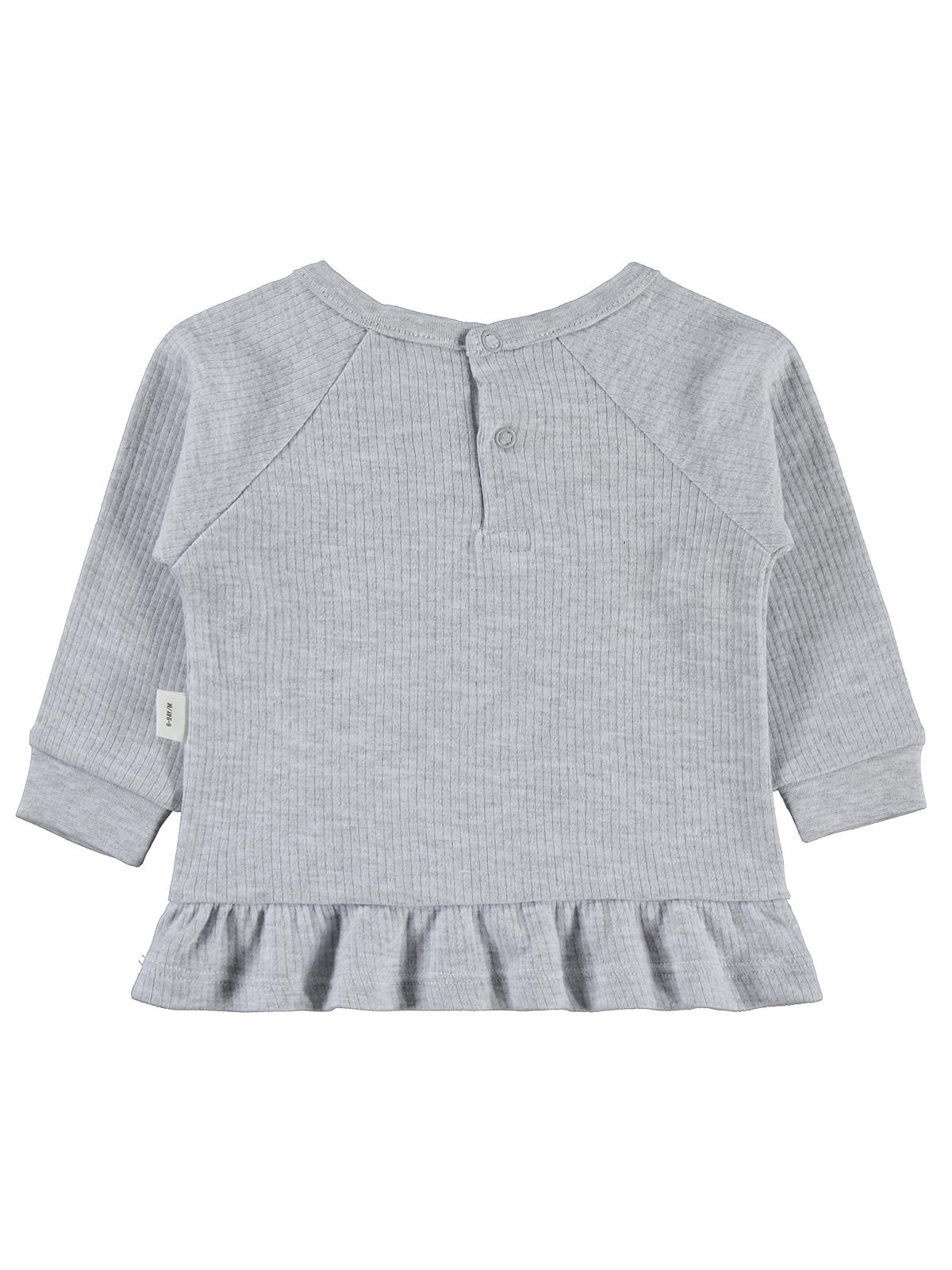 Civil Baby Kedi Baskılı 6-18 Ay Sweatshirt - Gri