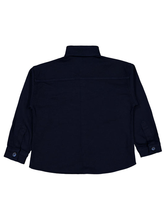 Pierre Cardin Çift Cepli 6-9 Yaş Gömlek - Lacivert