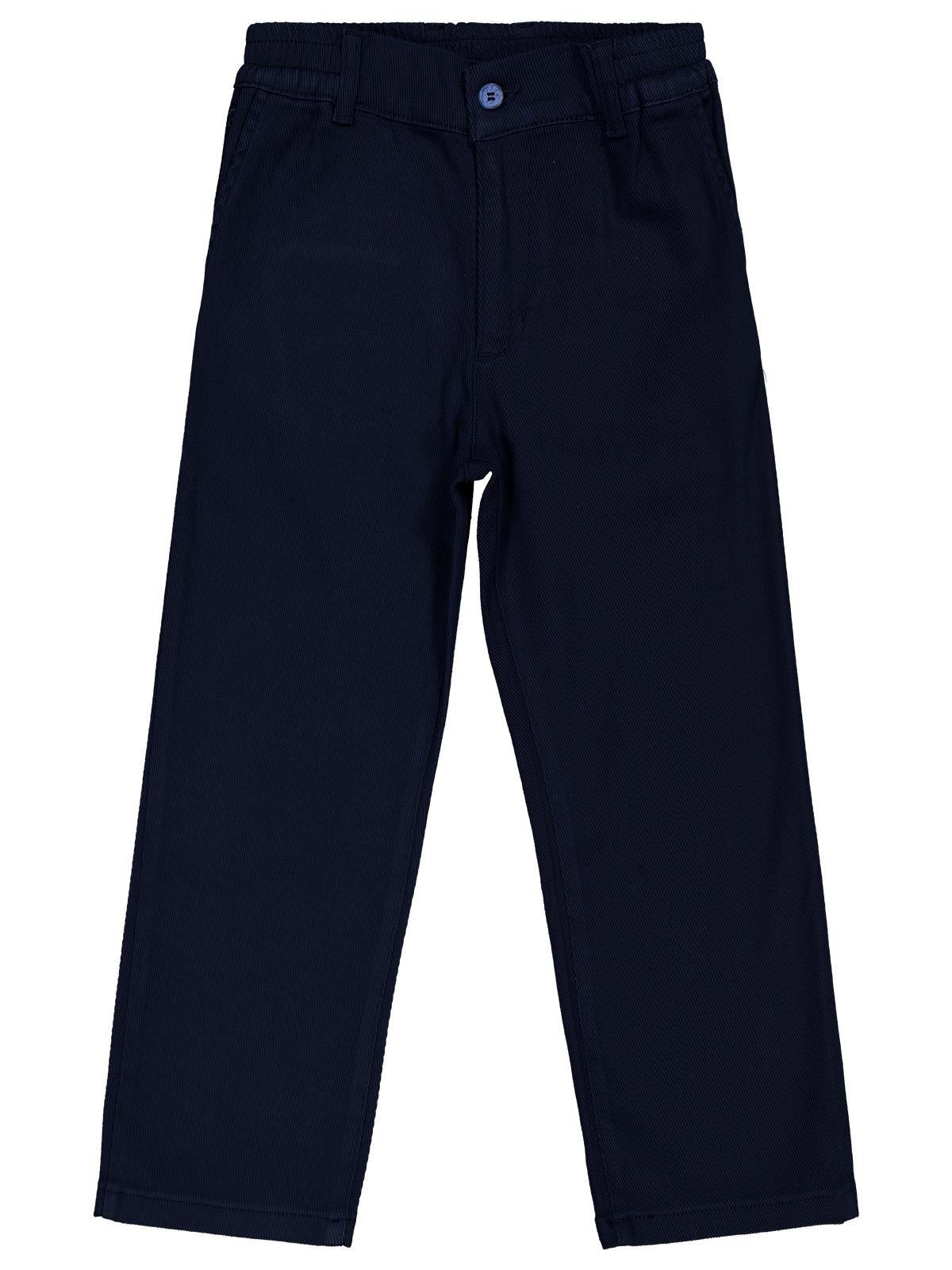 Pierre Cardin Nakışlı Pantolon | Gabardin | Okul Kreş ve Günlük Kullanım - Lacivert
