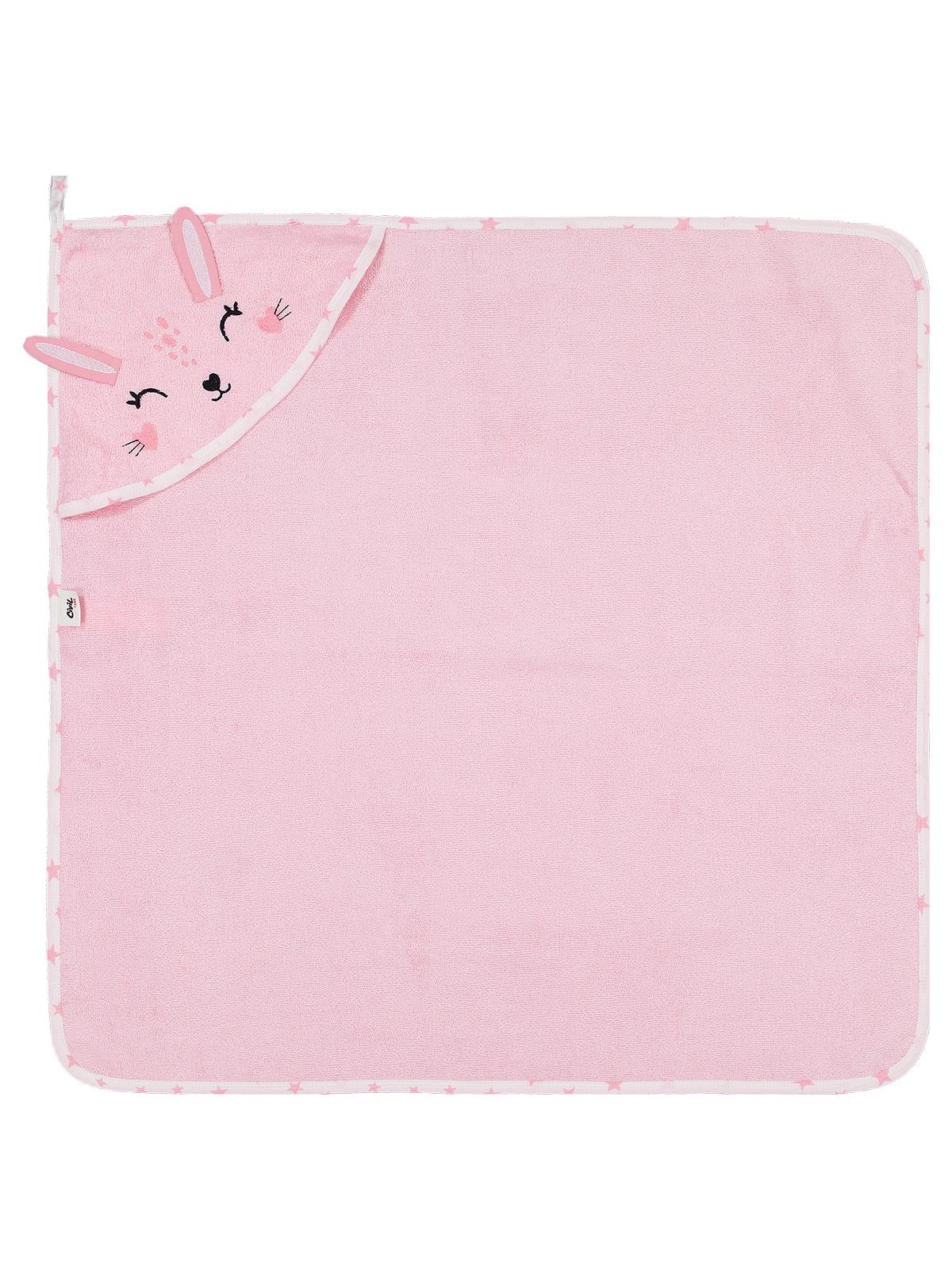 Civil Baby Tavşan Kulaklı Bambu Havlu - Pembe