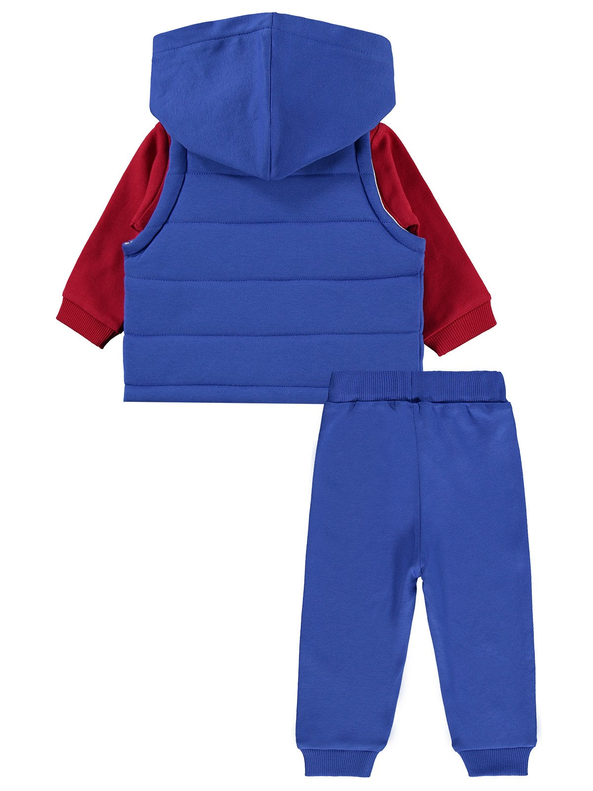 Civil Baby Ayıcık Baskılı 3'lü 6-18 Ay Takım - Mavi