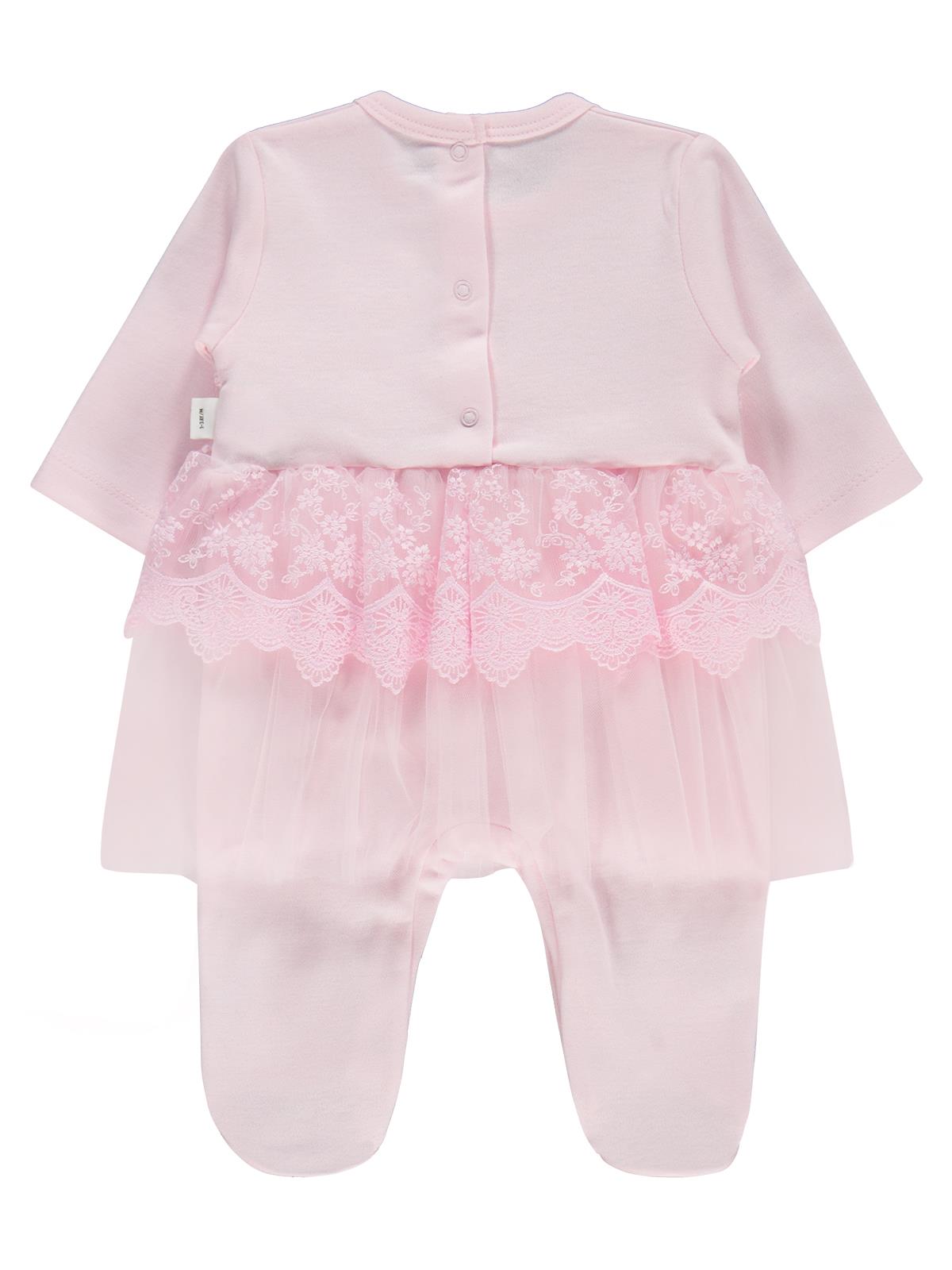Civil Baby Fırfır Tüllü 1-9 Ay Tulum - Ekru