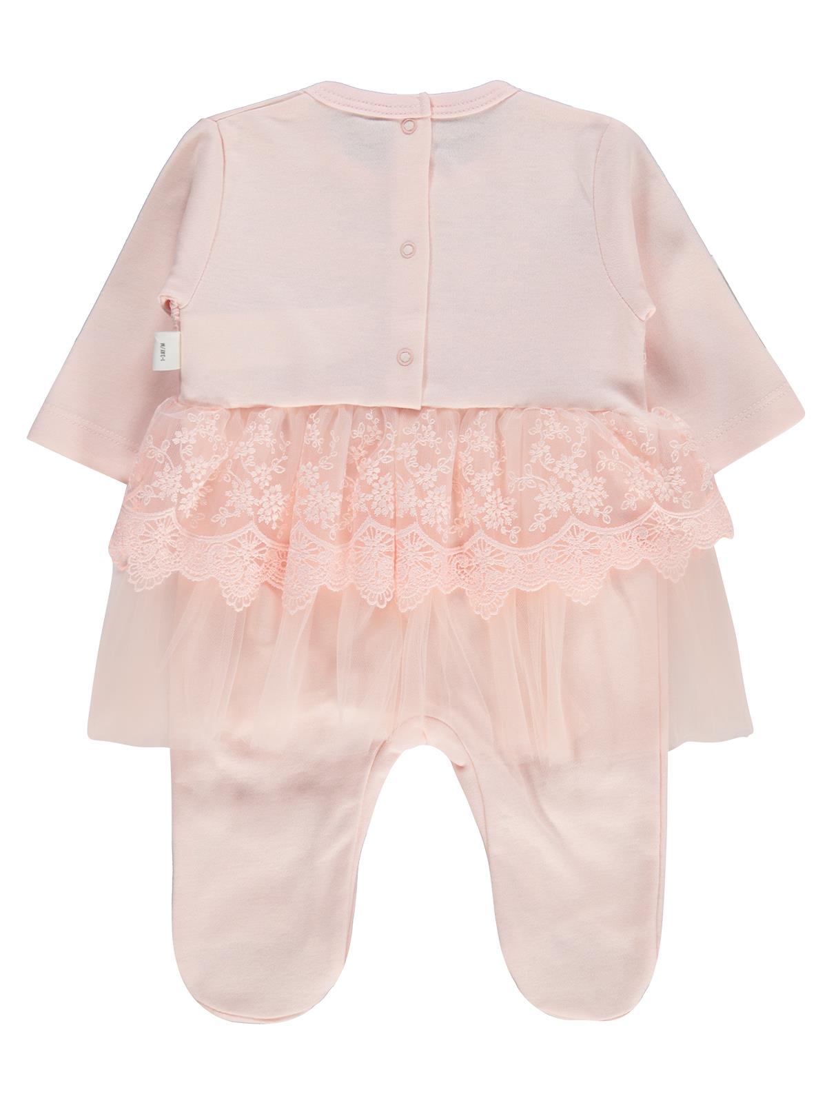 Civil Baby Fırfır Tüllü 1-9 Ay Tulum - Ekru