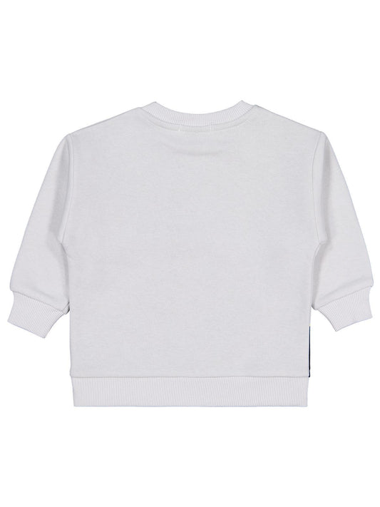 Batman Baskılı Sweatshirt | 3 İp Uzun Kol Bisiklet Yaka Baskılı | Okul Kreş ve Günlük Kullanım - Gri