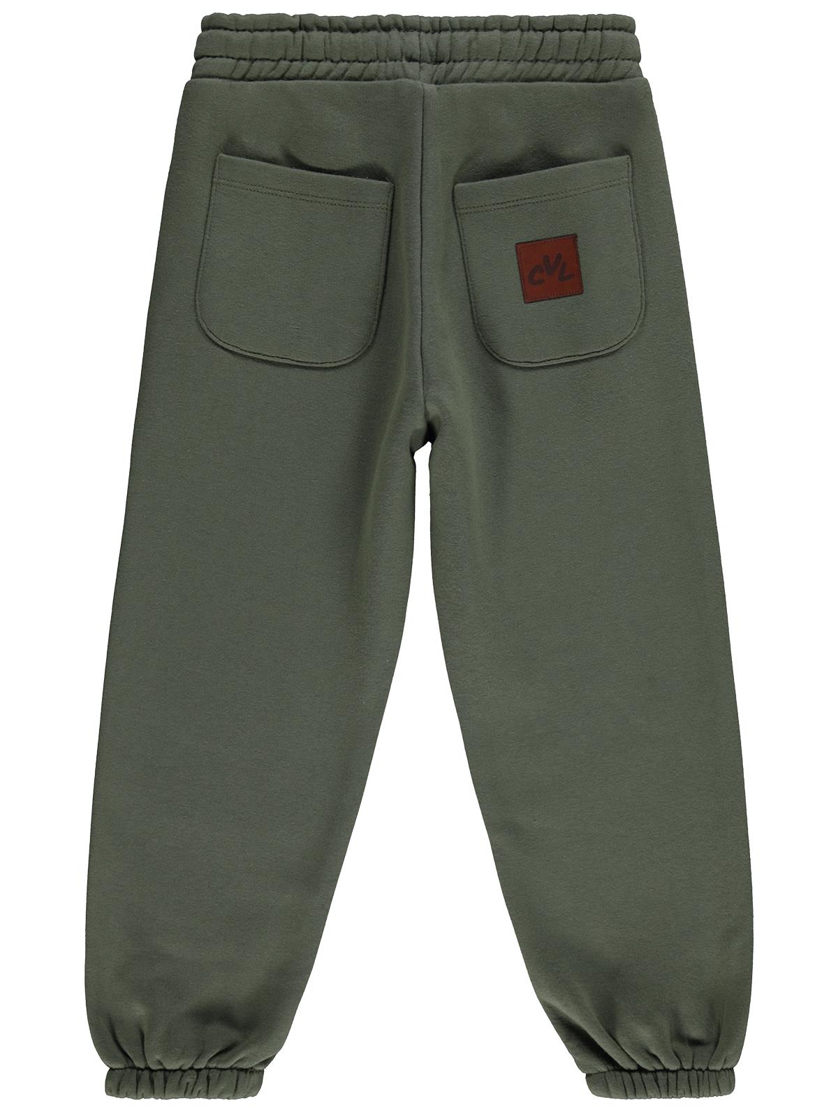 Civil Boys Deri Etiketli 10-13 Yaş Eşofman Altı - Haki
