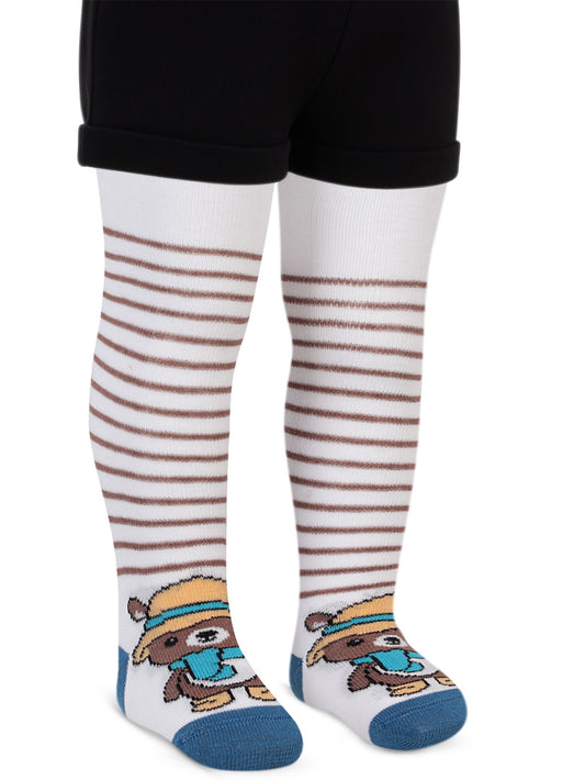 Civil Baby Cool Bear 6- Bebek Erkek Külotlu Çorap - Mavi