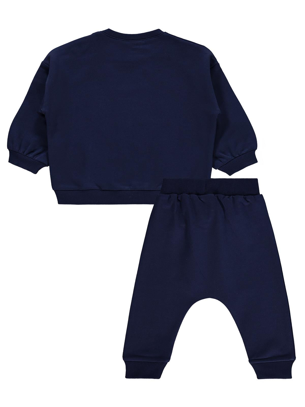 Civil Baby Araba Baskılı 6-18 Ay Takım - Lacivert