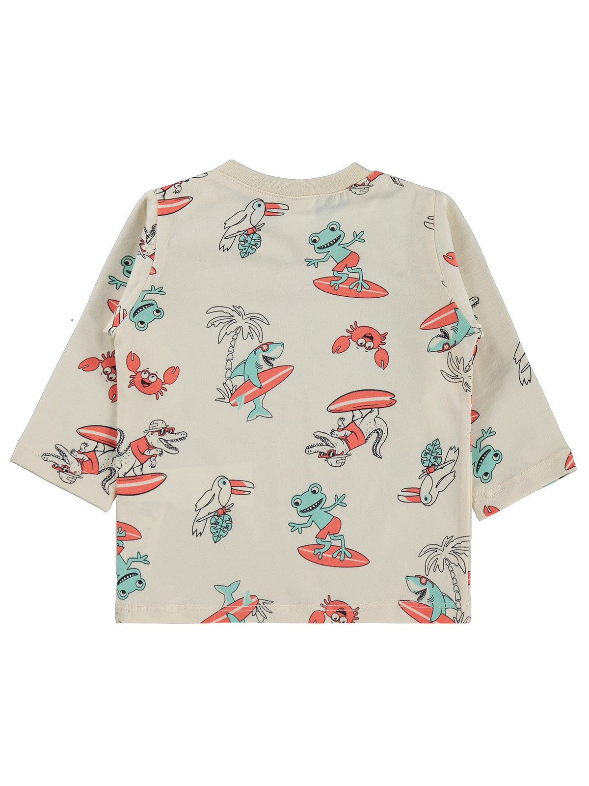Civil Baby Surf Baskılı 6-18 Ay Sweatshirt - Bej