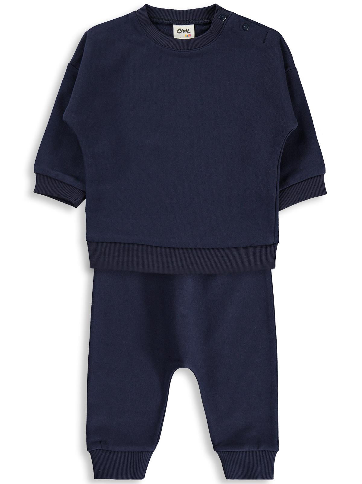Civil Baby Basic 6-18 Ay Takım - Lacivert