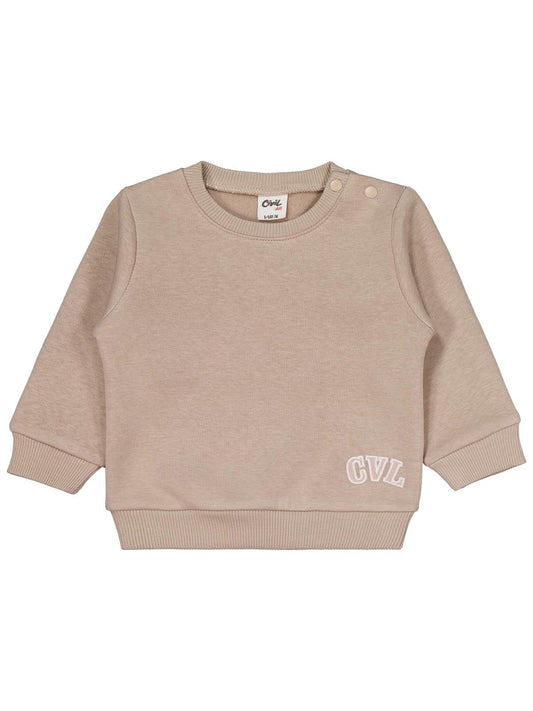 Civil Baby Cvl Nakışlı 6-18 Ay Takım - Bej