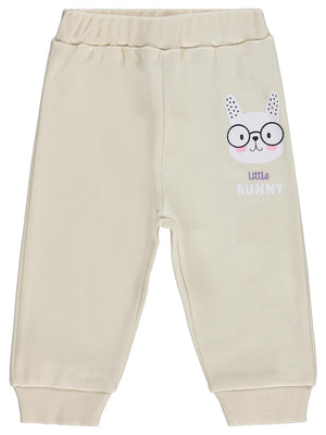 Civil Baby Little Bunny Baskılı 6-18 Ay Tek Alt Bebess - Fil Dişi