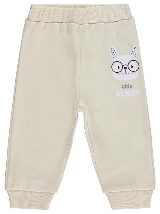 Civil Baby Little Bunny Baskılı 6-18 Ay Tek Alt Bebess - Fil Dişi