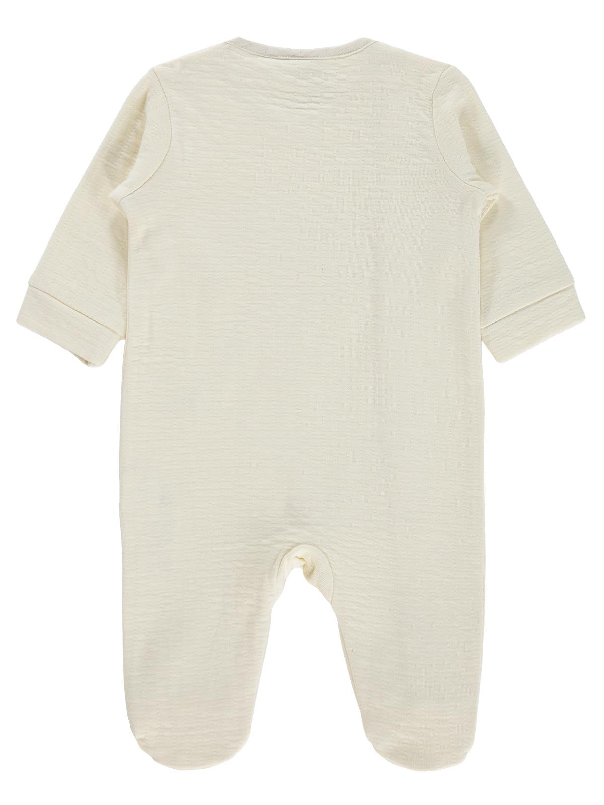 Pierre Cardin Retro Toyz Baskılı 1-9 Ay Tulum - Ekru