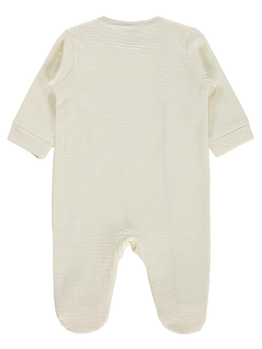 Pierre Cardin Retro Toyz Baskılı 1-9 Ay Tulum - Ekru