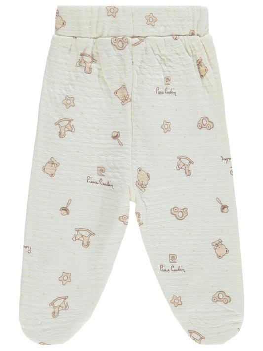 Pierre Cardin Retro Toyz Empirme Patikli 1-9 Ay Tek Alt Bebe - Ekru