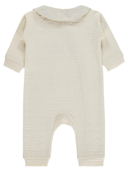 Pierre Cardin Retro Toyz Baskılı 3-12 Ay Tulum - Ekru