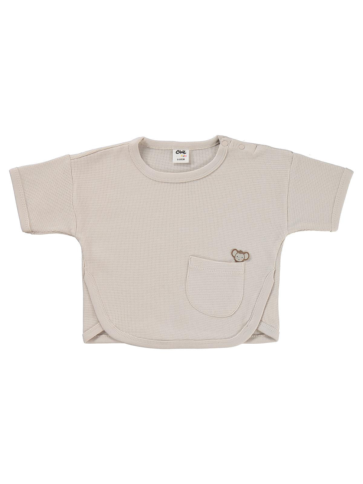 Civil Baby Cepli Basic 6-18 Ay Takım - Bej